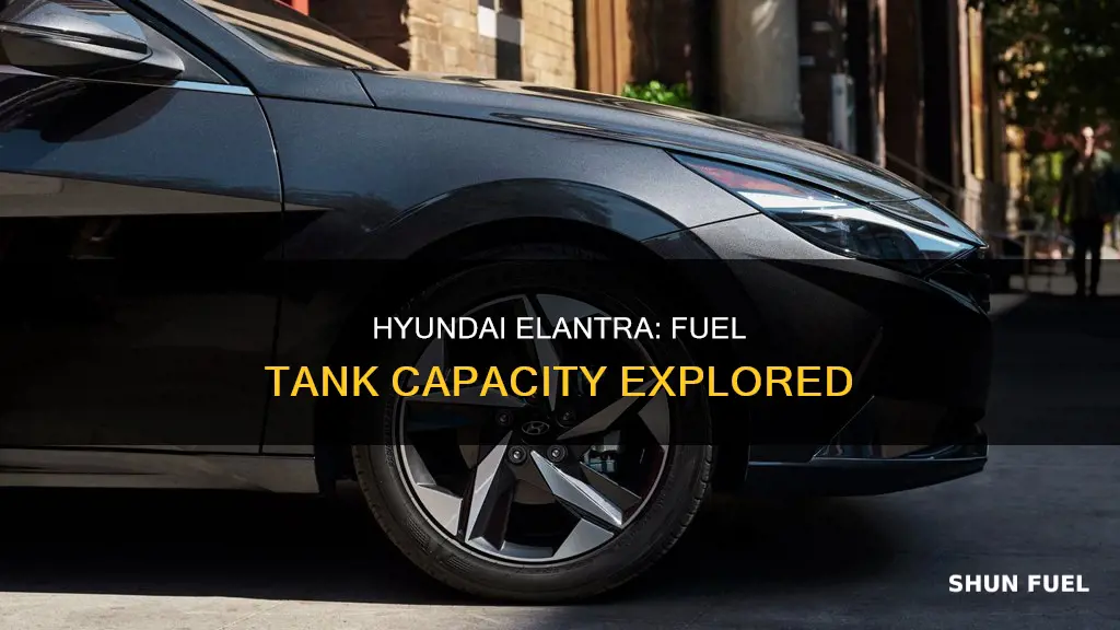 what is the fuel tank capacity for a hyundai elantra