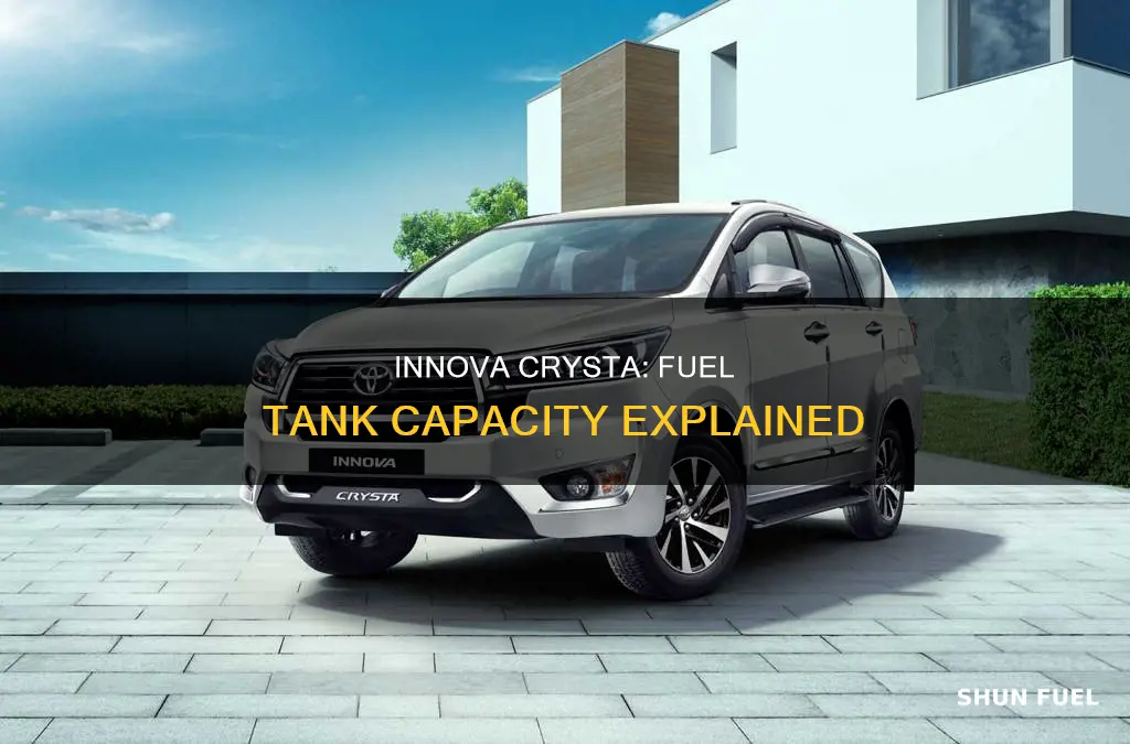 what is the fuel tank capacity of innova crysta