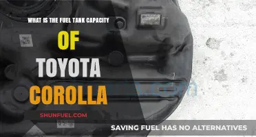 Corolla Fuel Tank Capacity: How Much Can It Hold?