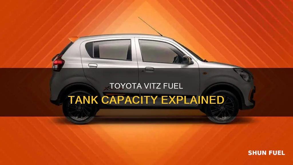 what is the fuel tank capacity of toyota vitz