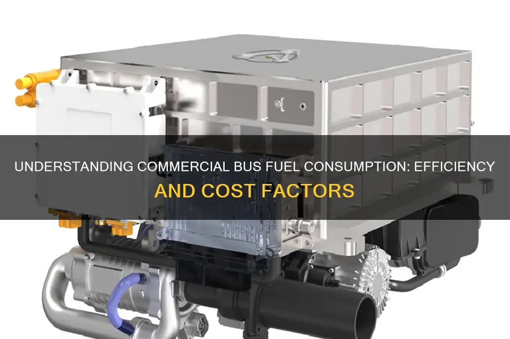 what is the fuel use on a commercial bus