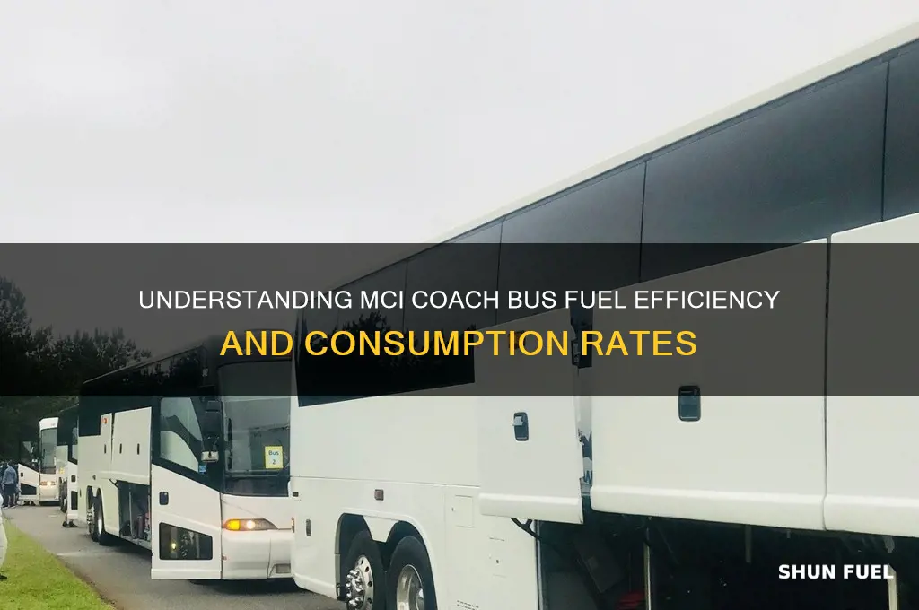 what is the fuel use on a mci coach bus
