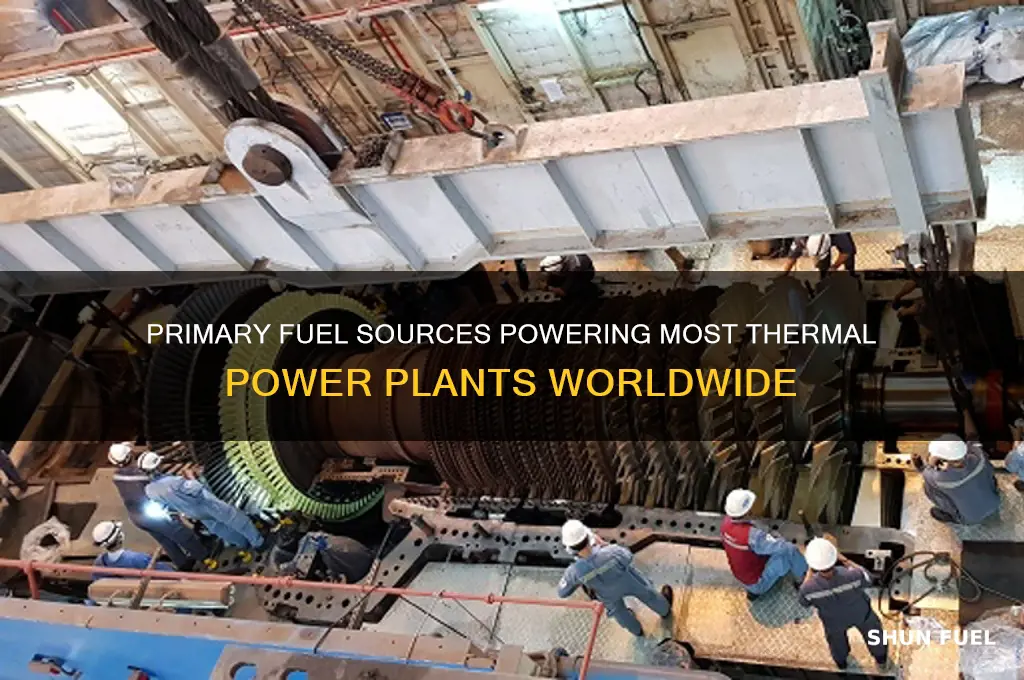 what is the fuel used in most thermal power plant