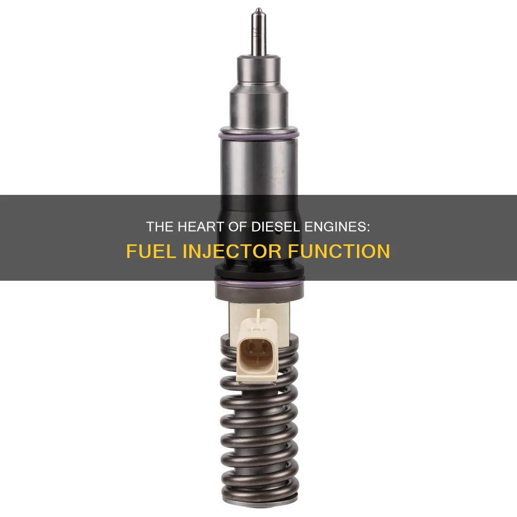 what is the function of the diesel engine fuel injector