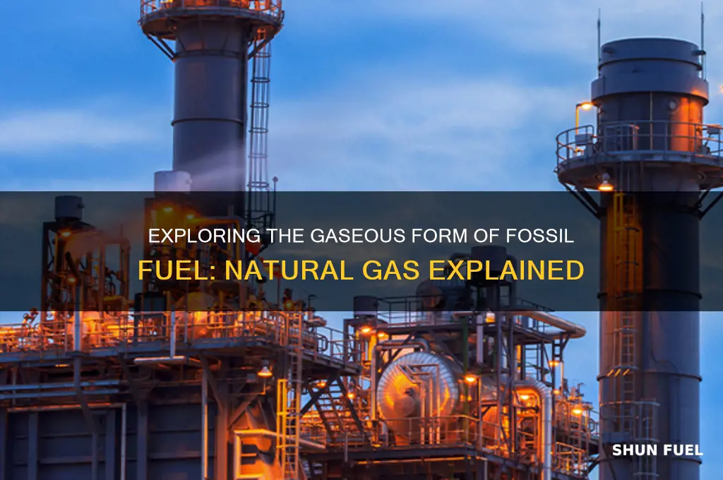 what is the gaseous form of fossil fuel