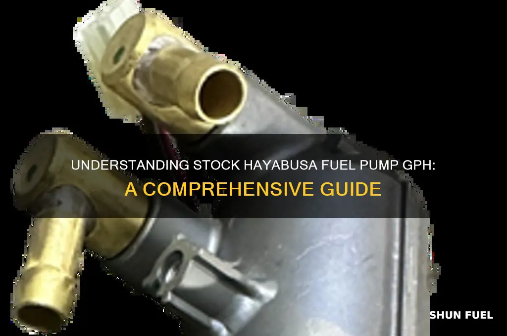 what is the gph for a stock hayabusa fuel pump
