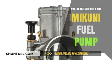 Understanding the GPM Output of a 59B Mikuni Fuel Pump