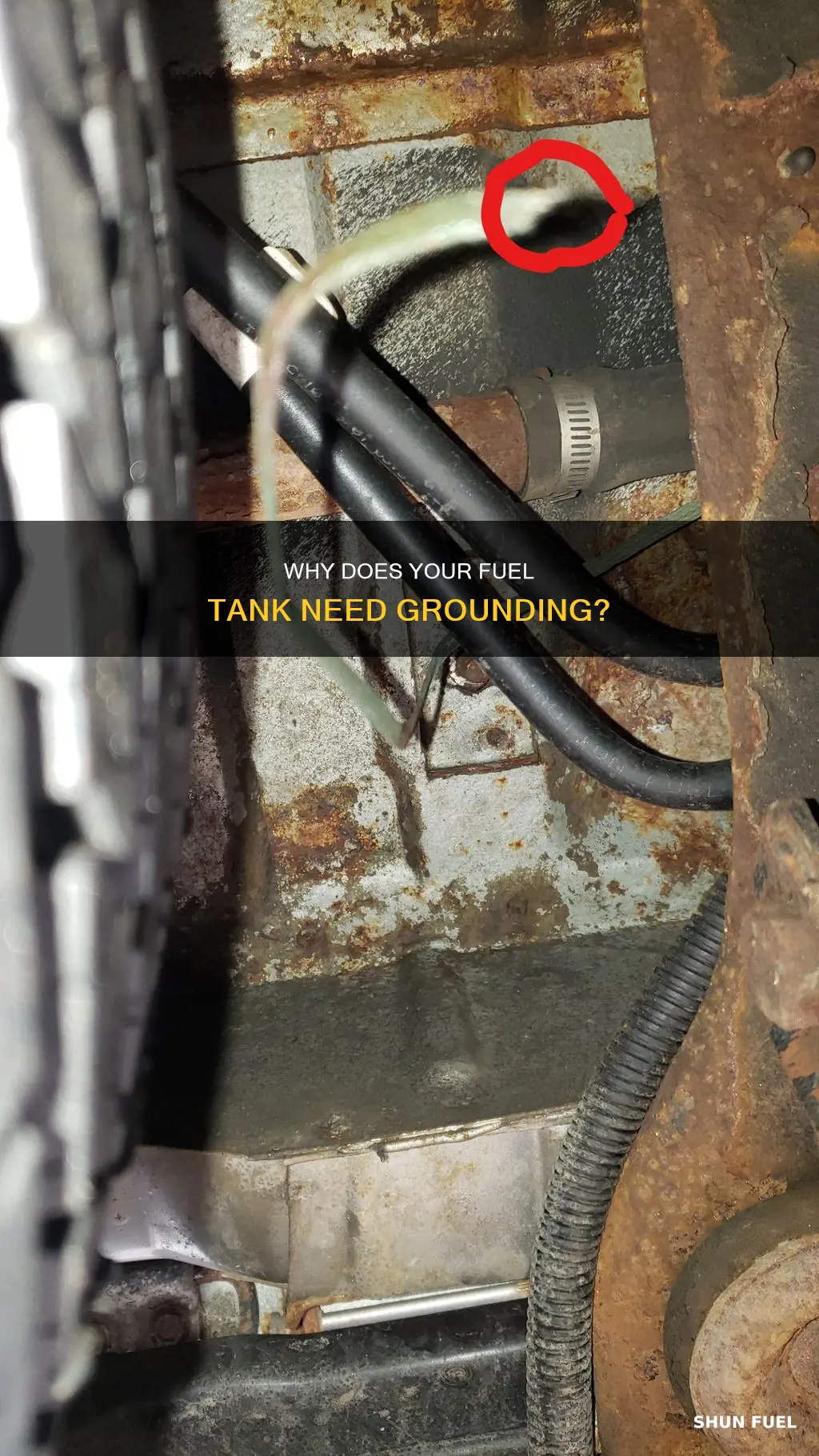 what is the ground wire on the fuel tank c5