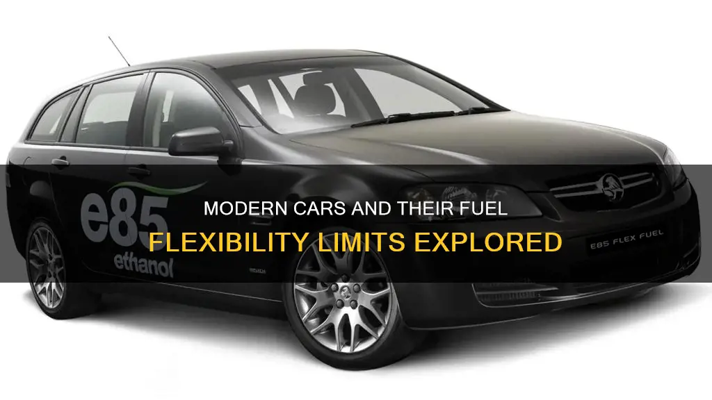 what is the highest modern cars can tolerate non-flex fuel