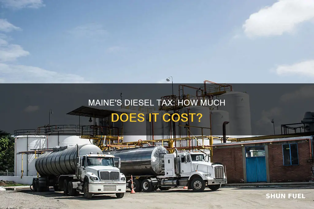 what is the maine tax on diesel fuel