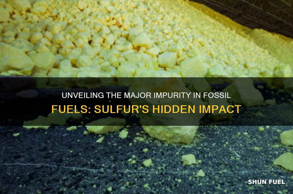what is the major fossil fuel impurity