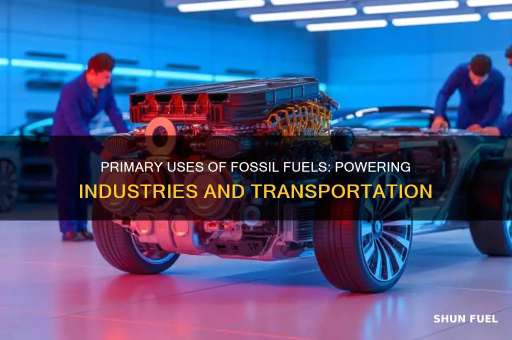 what is the majority of fuossil fuel use for
