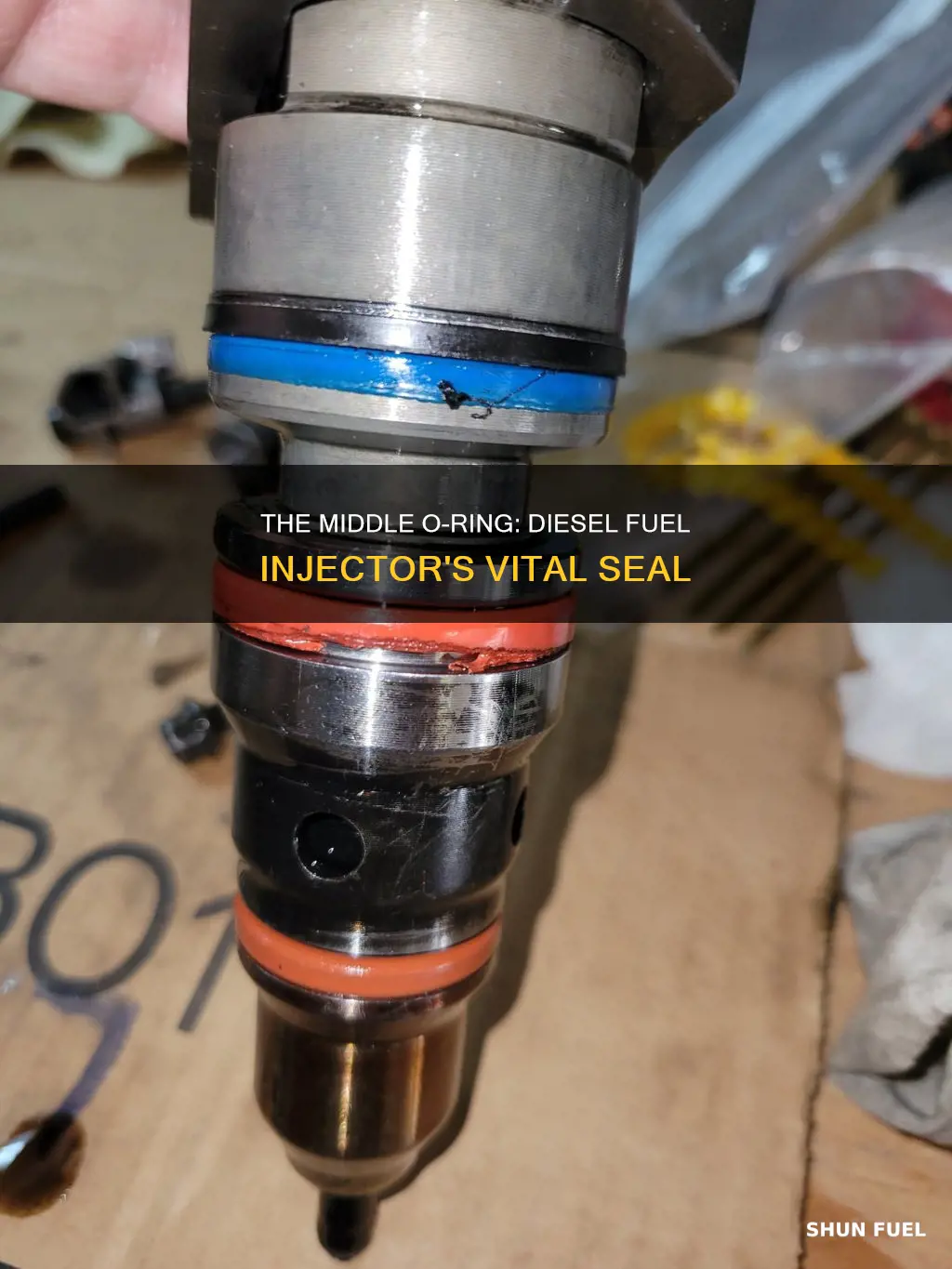 what is the middle o-ring on the diesel fuel injector