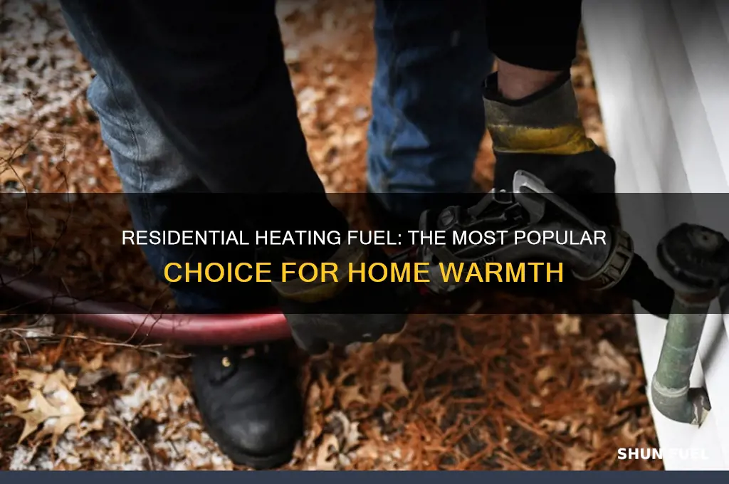 what is the most commonly used fuel for residential heating
