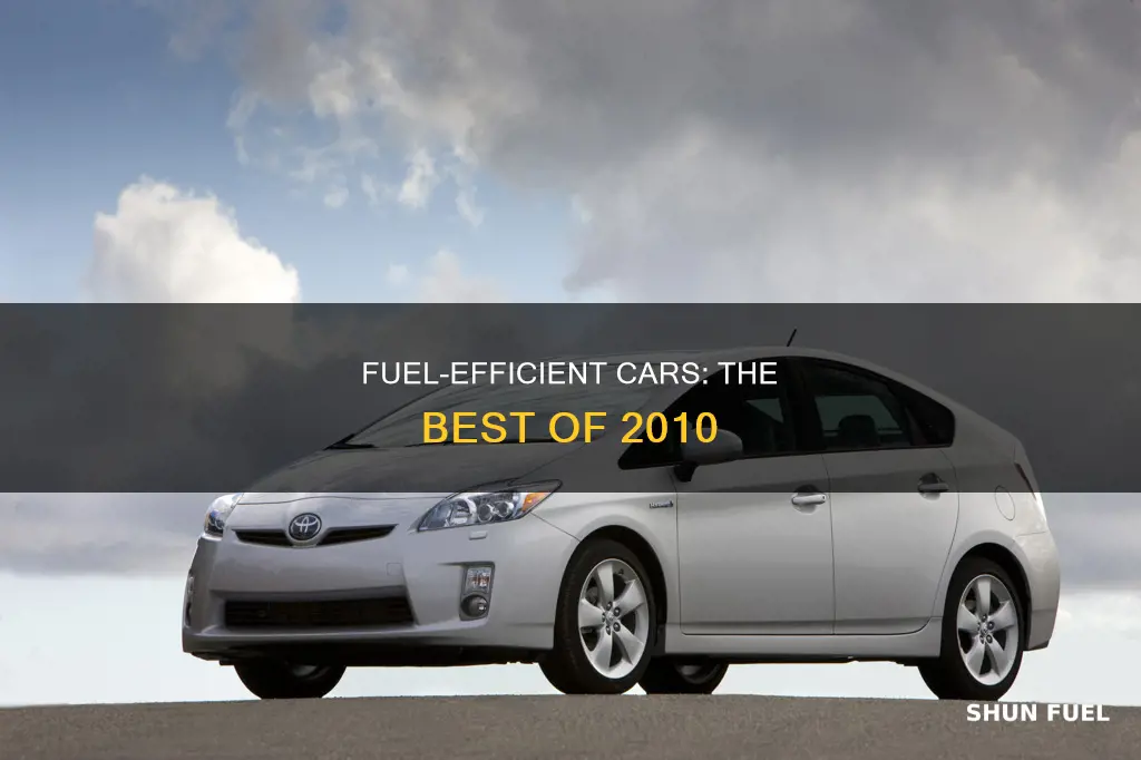 what is the most fuel efficient car in 2010