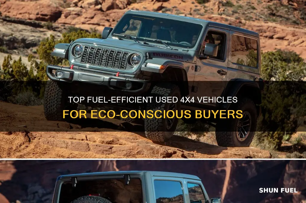 what is the most fuel efficient used 4x4