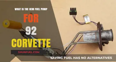 OEM Fuel Pump Guide for 1992 Corvette: What You Need to Know