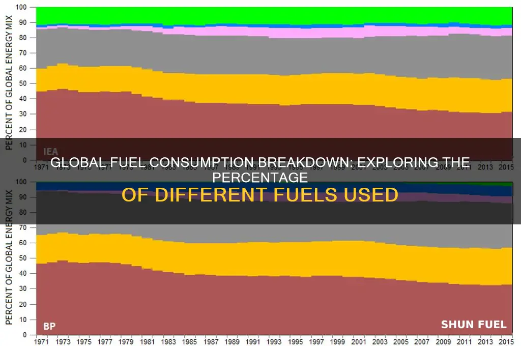 what is the percentage of different fuels used
