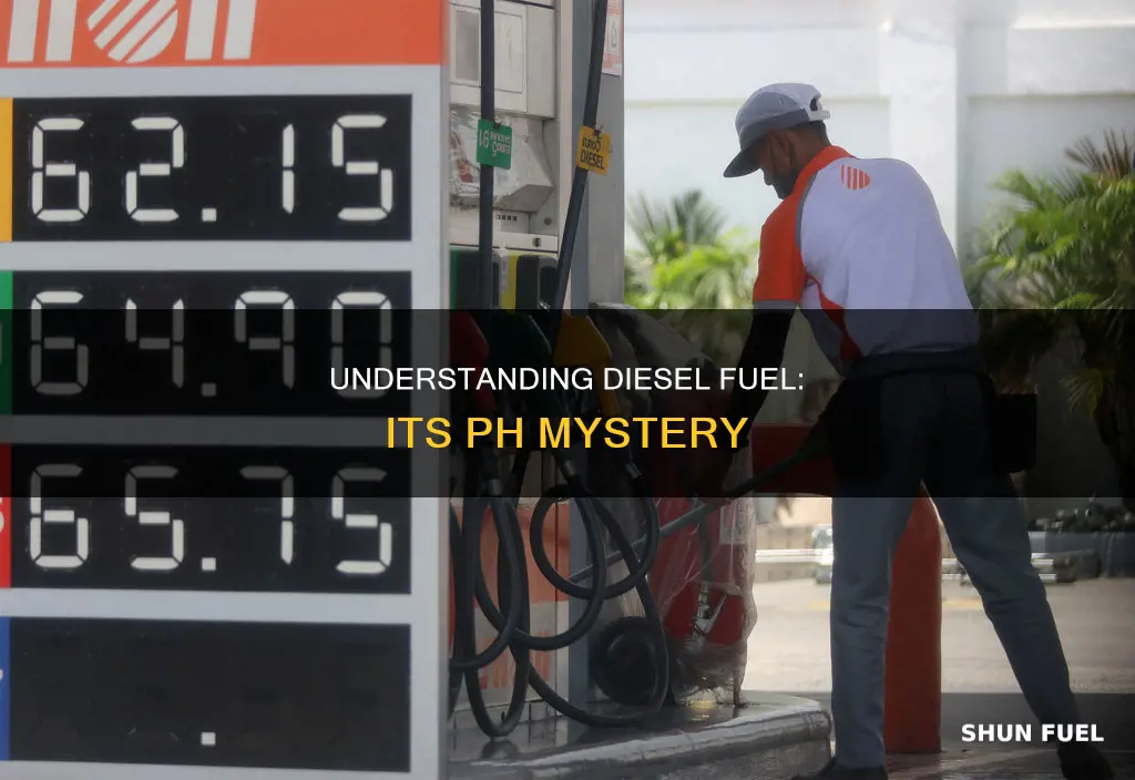 what is the ph of diesel fuel