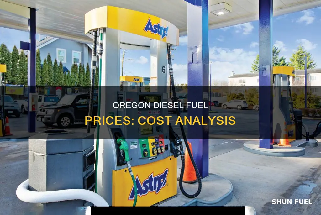 what is the price of diesel fuel in oregon