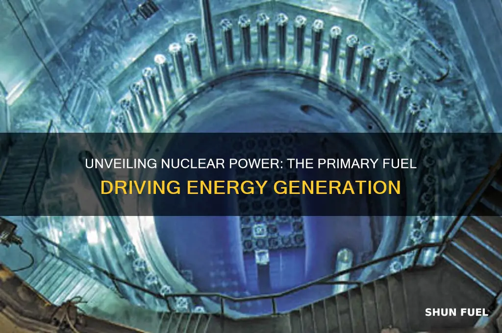 what is the primary fuel used in nuclear power plants