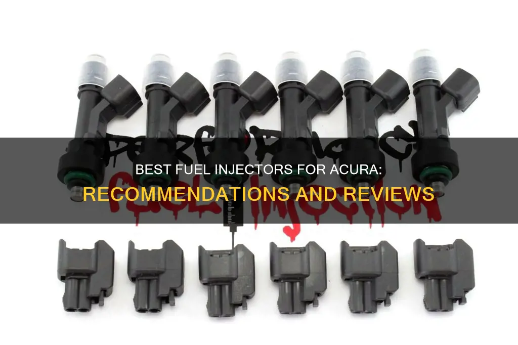 what is the recommended fuel injectors for acura