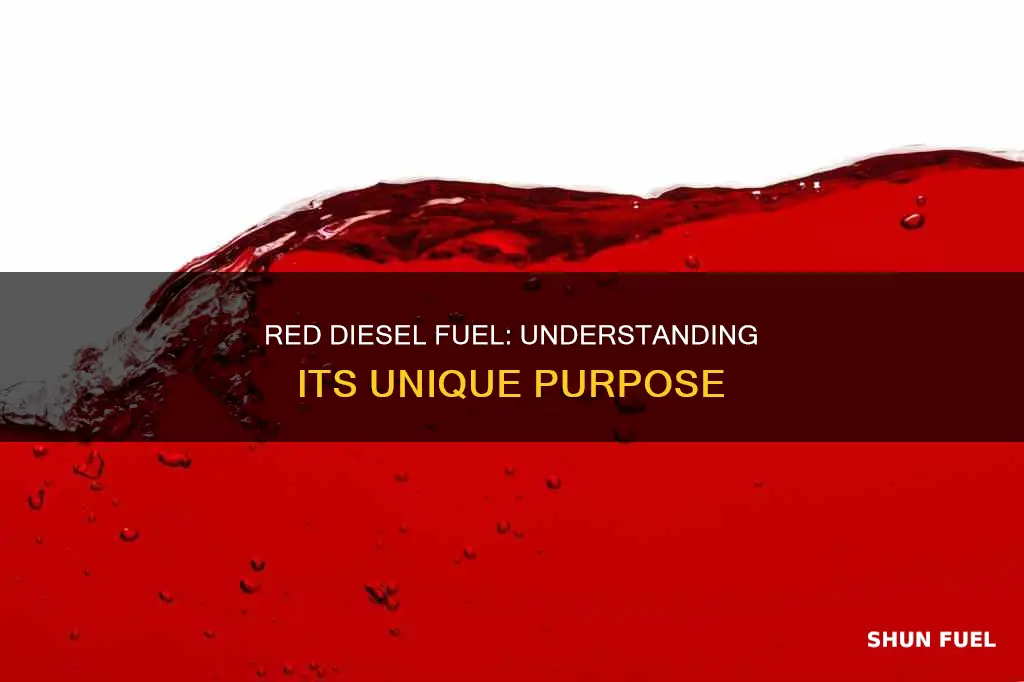 what is the red diesel fuel