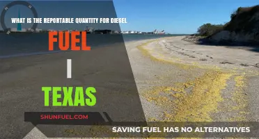 Texas Diesel Fuel Reportable Quantity Explained