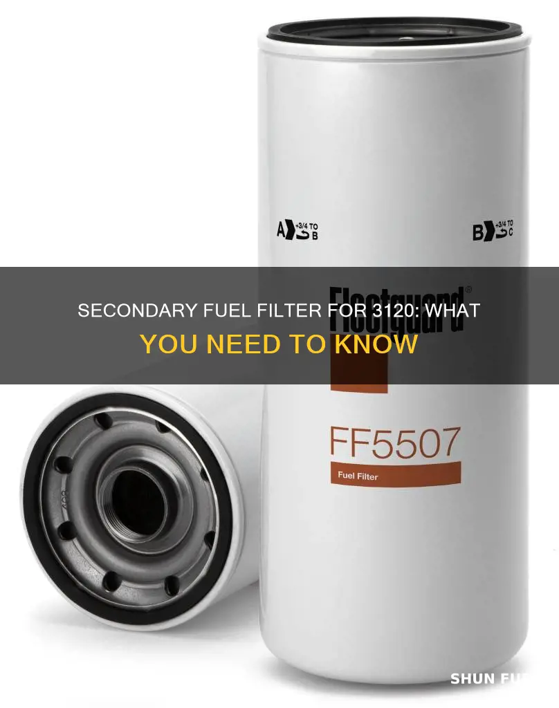 what is the secondary fuel filter to 3120