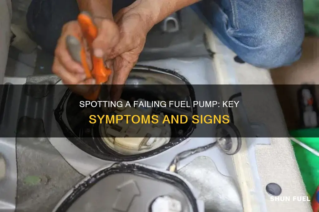what is the sign of a bad fuel pump