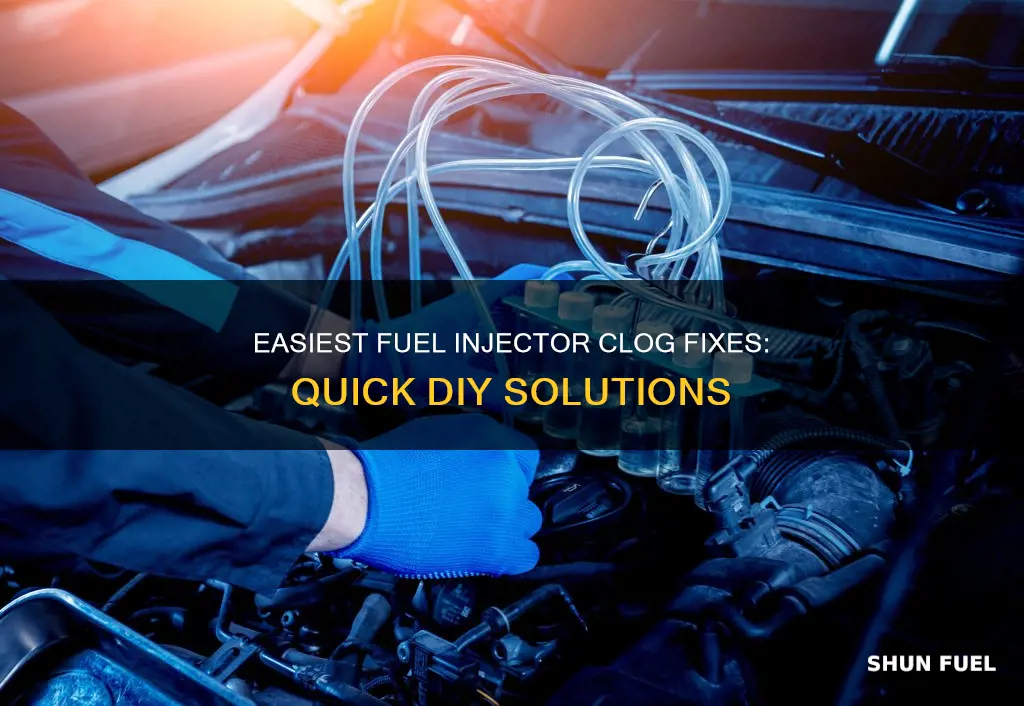 what is the simplest remedy to unclog fuel injectors