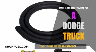 Dodge Truck Fuel Line Sizes: A Comprehensive Guide