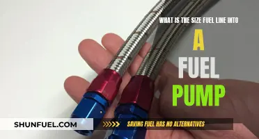 Fuel Pump Fuel Line Size: What's the Standard?