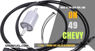 Chevy 49 Fuel Line: Size and Compatibility Guide