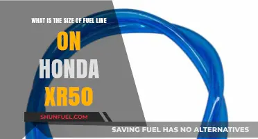 Honda XR50 Fuel Line: Size and Compatibility Guide