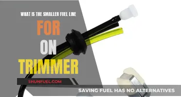 Trimmer Fuel Line: Understanding the Smaller Line's Purpose