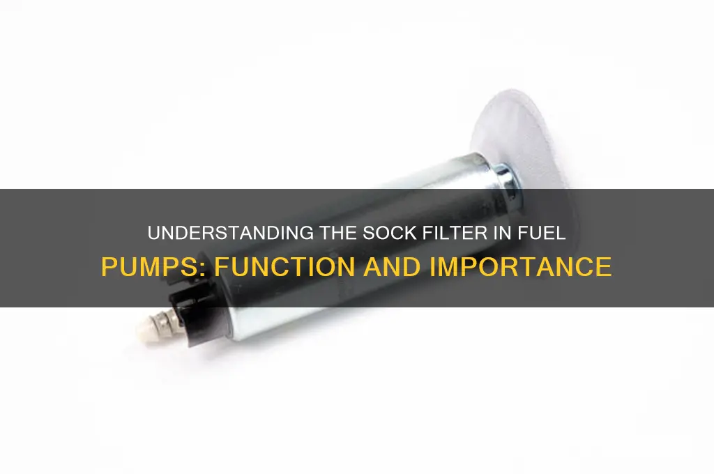 what is the sock for a fuel pump