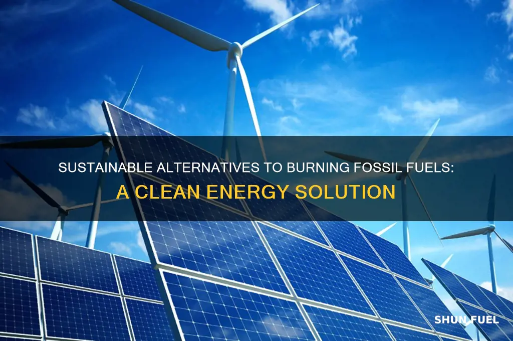 what is the solution for burning fossil fuels