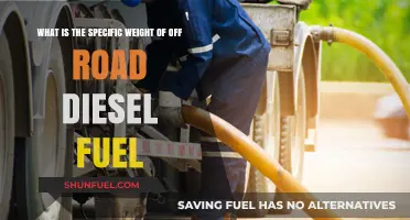 Off-Road Diesel Fuel: Understanding Specific Weight