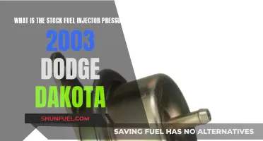 Fuel Injector Pressure: 2003 Dodge Dakota's Stock Performance