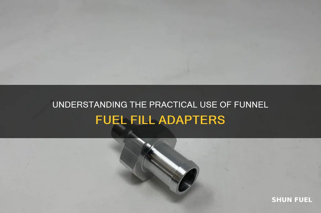 what is the use funnel fuel fill adapter
