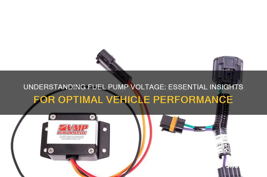what is the voltage at the fuel pump