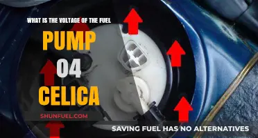 Understanding the Fuel Pump Voltage in a 2004 Toyota Celica
