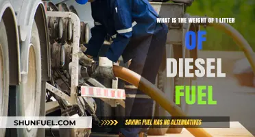 How Heavy Is a Liter of Diesel?