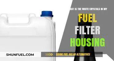 What Are Those White Crystals in My Fuel Filter?