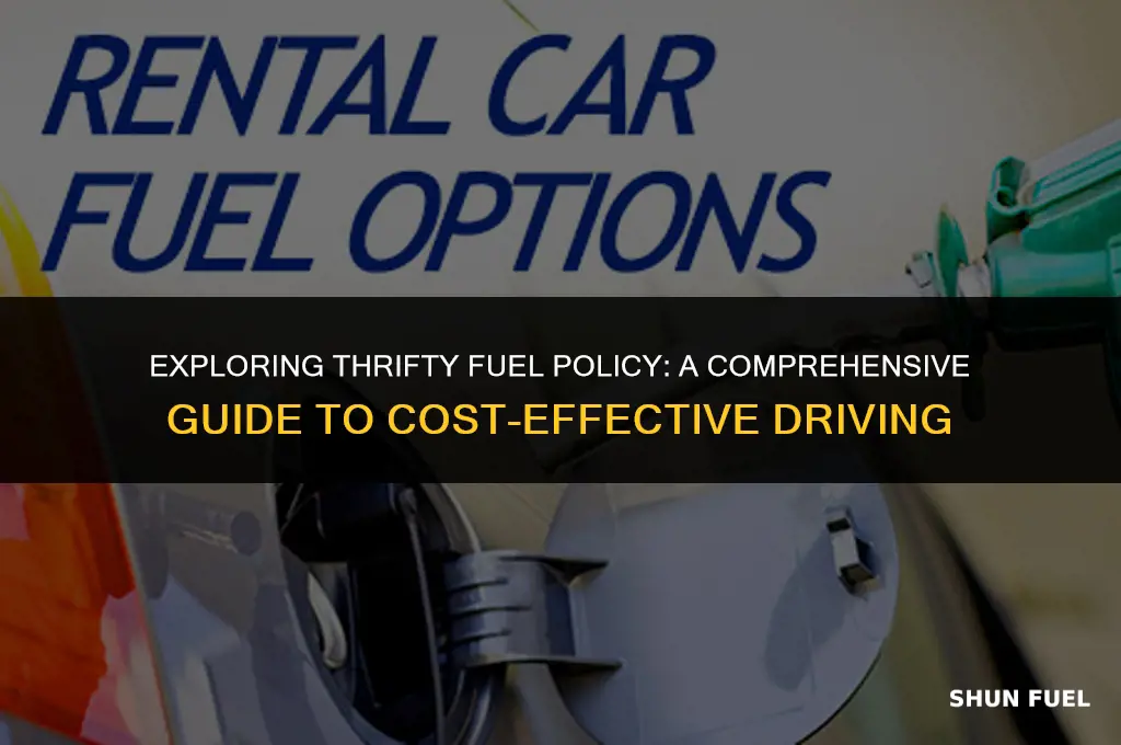 what is thrifty fuel policy