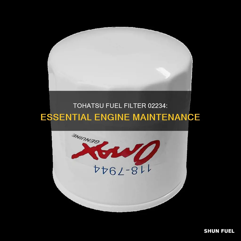 what is tohatsu fuel filter 02234