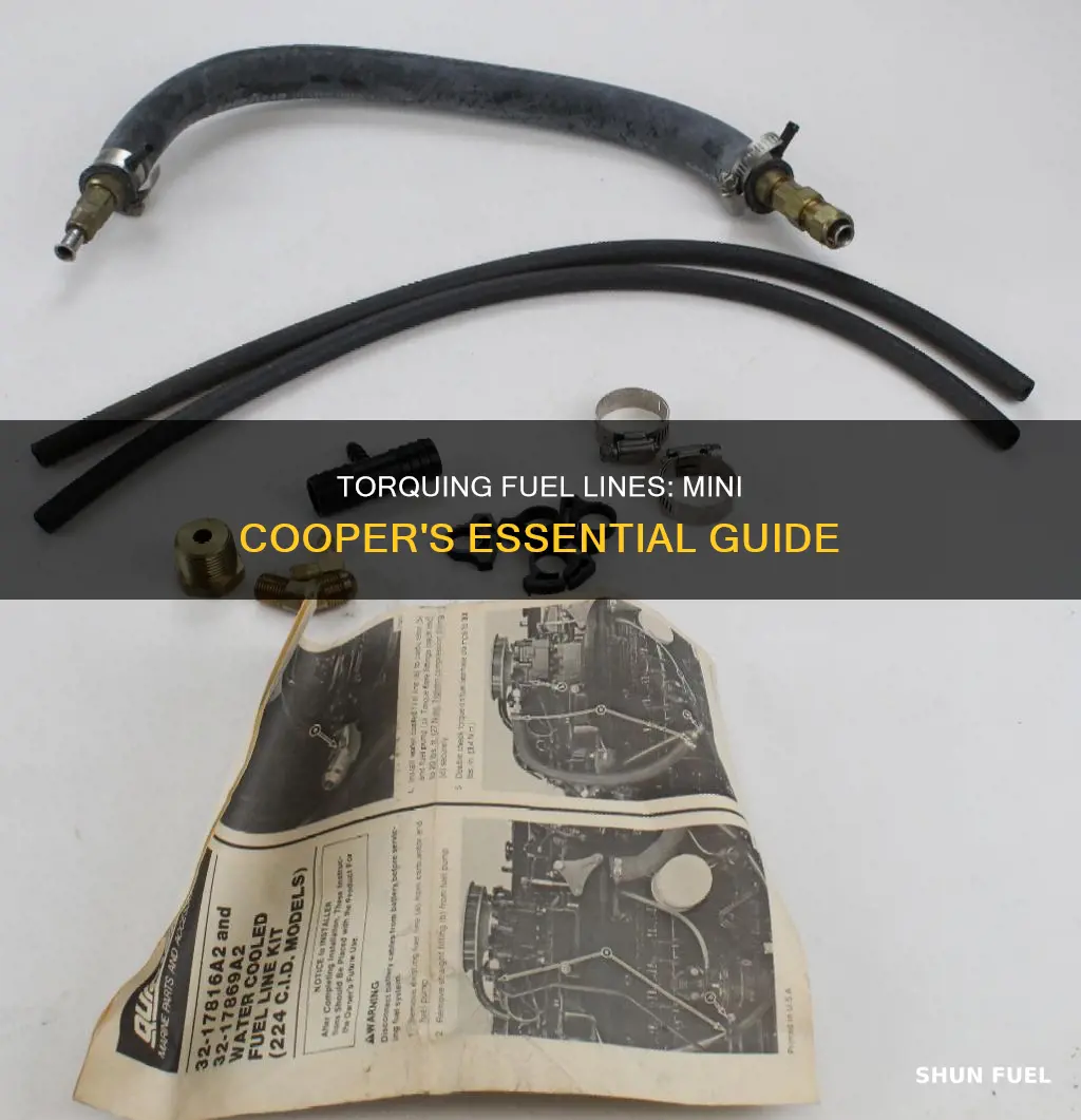 what is torquing stages mini cooper fuel lines