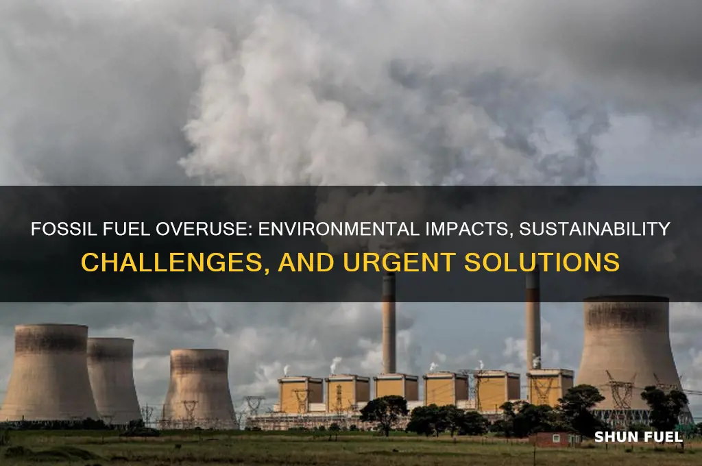 what is true concerning the high consumption of fossil fuels