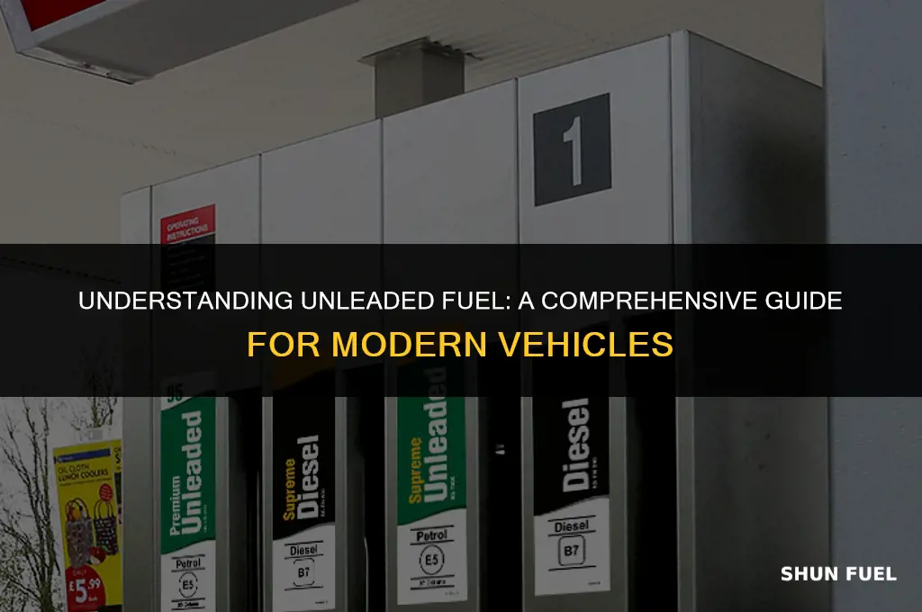 what is unleaded fuel mean